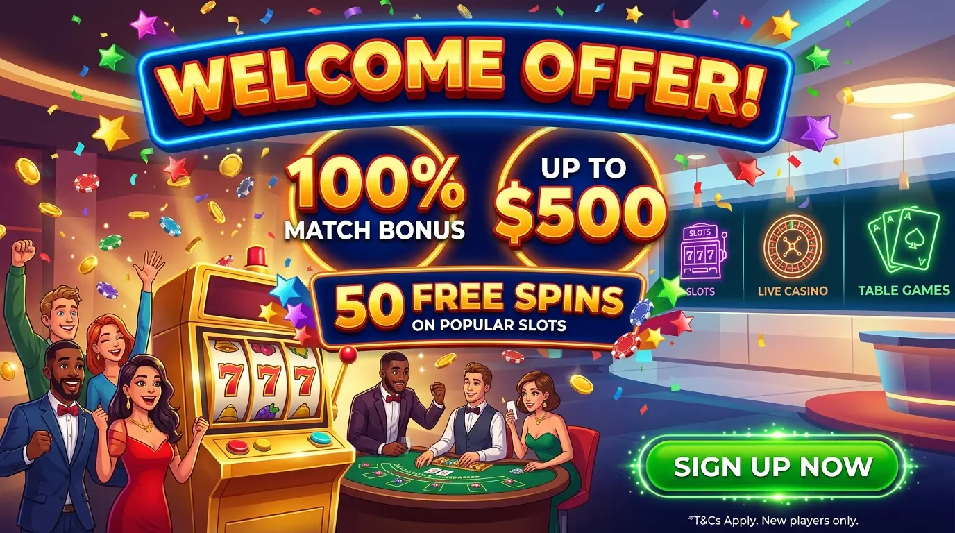 Willkommensangebot bei Total casino
